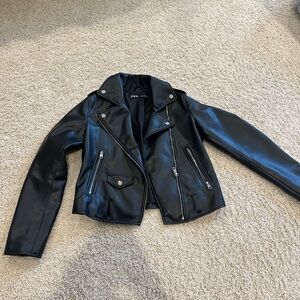 Zara leather jacket